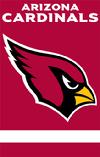 Arizona Cardinals Appliqued Banner