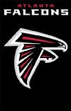 Atlanta Falcons Appliqued 44 x 28 Banner
