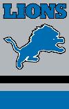 Detroit Lions 2-sided Appliqued Banner