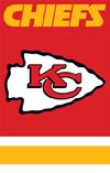 Kansas City Chiefs Appliqued 44 x 28 Banner
