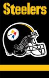 Pittsburgh Steelers 2-sided Appliqued Banner