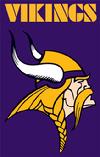 Minnesota Vikings Appliqued Banner