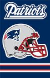 New England Patriots 2-sided 44 x 28 Banner