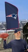 New England Patriots Tailgate Flag