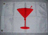 Cocktail 12 x 18 Flag
