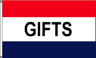 Gifts Red White Blue Flag
