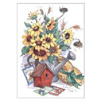 Summer Sunflowers by Barbara Mock