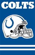 Indianapolis Colts 2-sided Appliqued Banner