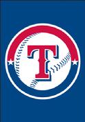 Texas Rangers Garden Flag
