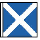 M(Mike) I am Stopped 24" x 48" Flag