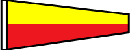 Numeral 7  1 1/2' x 3' Pennant