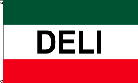 Deli Green White Red Flag
