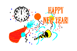HAPPY NEW YEAR 3 X 5 FLAG