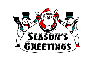 SEASON'S GREETINGS 3 X 5 FLAG