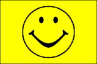 SMILEY FACE 3 X 5 FLAG